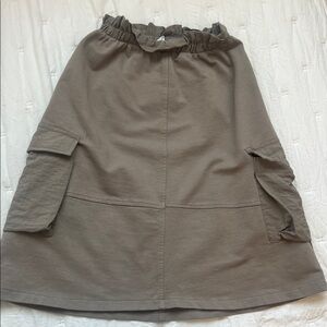 Zara Kids Gray Skirt with Pockets